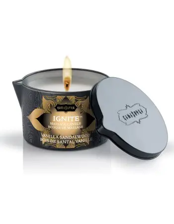 Ignite Vanilla Sandalwood Massage Candle - 6 Oz.