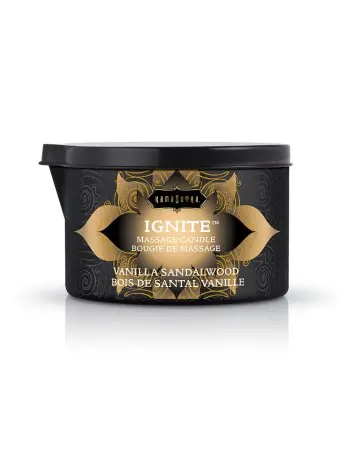 Ignite Vanilla Sandalwood Massage Candle - 6 Oz.