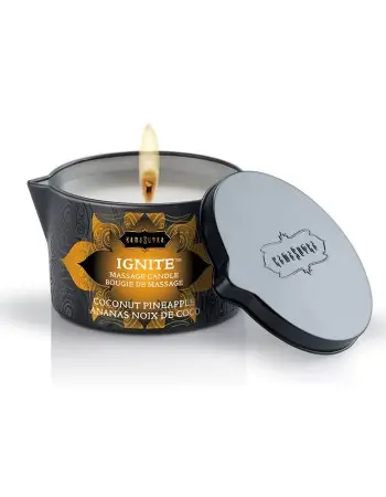 Ignite Coconut Pineapple Massage Candle - 6 Oz