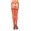 Sheer Backseam Stocking - One Size - Red