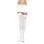 Opaque Thigh Highs - Queen Size - White