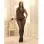 Crochet Net Bodystocking - Queen Size - Black