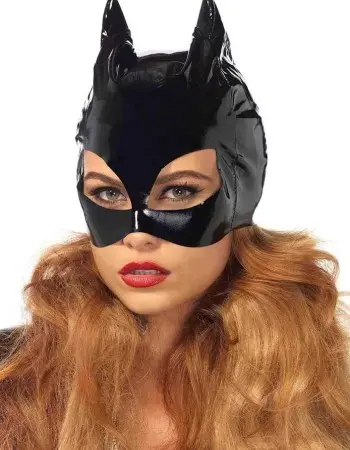 Vinyl Cat Mask - Black