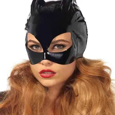 Vinyl Cat Mask - Black