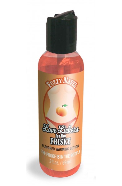 Love Lickers Massage Oil - Fuzzy Navel - 1.76 Fl.  Oz.