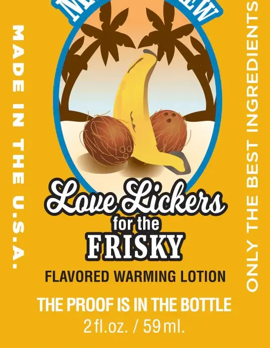Love Lickers Massage Oil - Malibu Screw - 1.76 Fl. Oz.