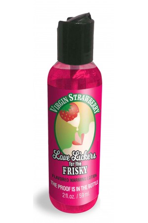 Love Lickers Massage Oil - Virgin Strawberry - 1.76 Fl. Oz.