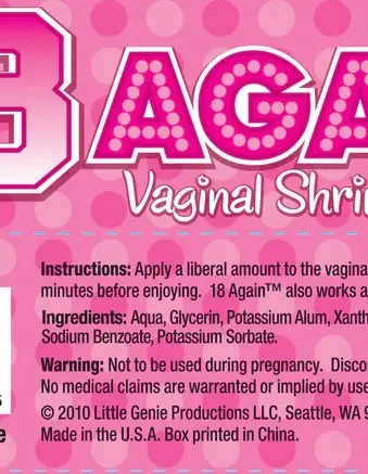 18 Again Vaginal Shrink Cream - 1.5 Fl. Oz.