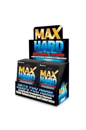 Max Hard XXX - 24 Packet Display