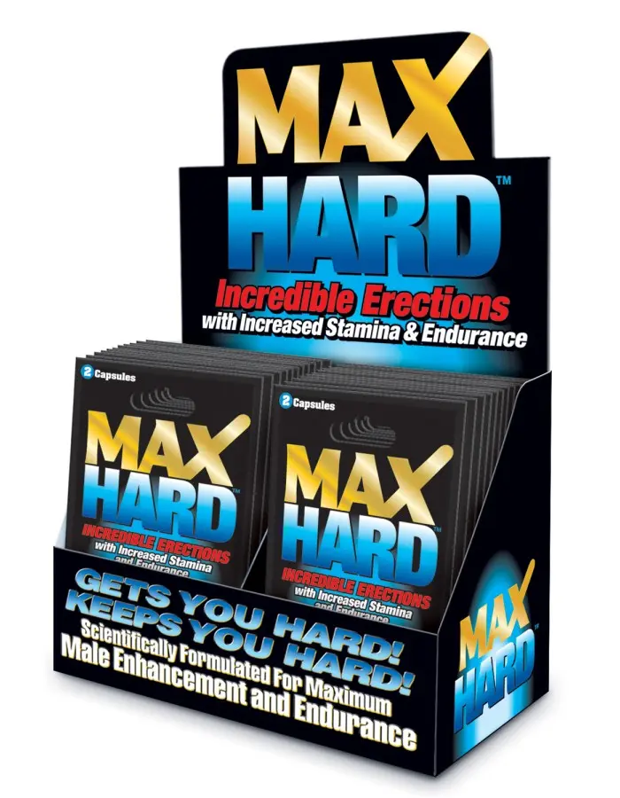 Max Hard XXX - 24 Packet Display