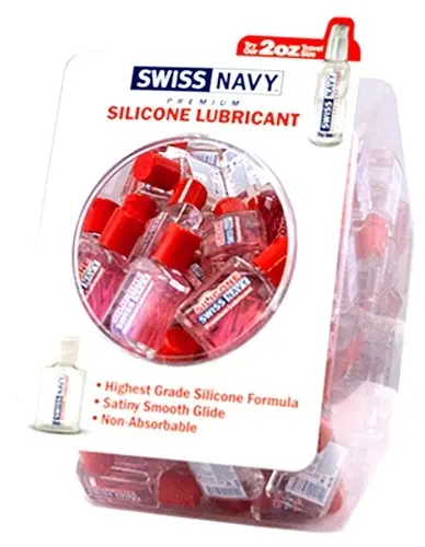Swiss Navy 100 Cnt Silicone Fishbowl - 20ml Bottles