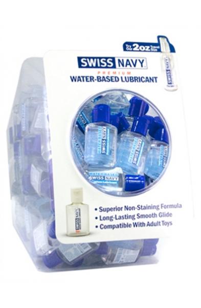 Swiss Navy Water-Based Lubricant - 100 Count Bowl  20 ml Bottles