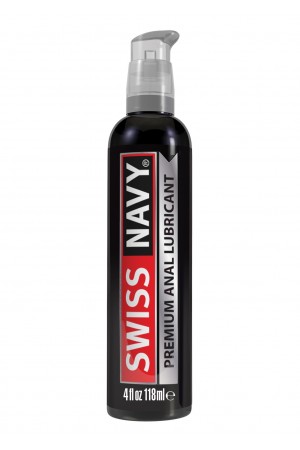 Swiss Navy Premium Silicone Anal Lubricant - 4 Oz.