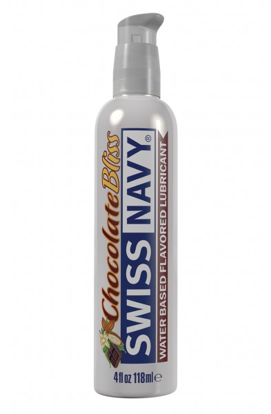 Swiss Navy Flavors Lubricant - Chocolate Bliss  4  Fl. Oz.