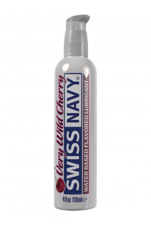 Swiss Navy Flavors Water Based Lubricant - Very Wild Cherry 4 Fl. Oz.