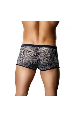 Swirl Lace Cutout Mini Short -  Large