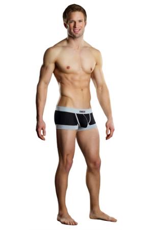 Sport Short Athletic Mesh - Extra Large Black and Grey