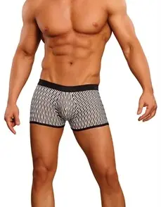 Wave Mini Pouch Short - Small - White and Black