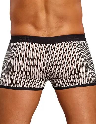 Wave Mini Pouch Short - Small - White and Black