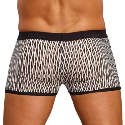 Wave Mini Pouch Short - Small - White and Black