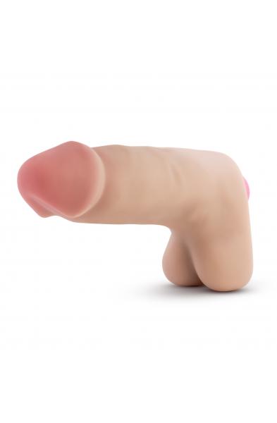 X5 Plus - 7 Inch Vibrating Cock - Beige