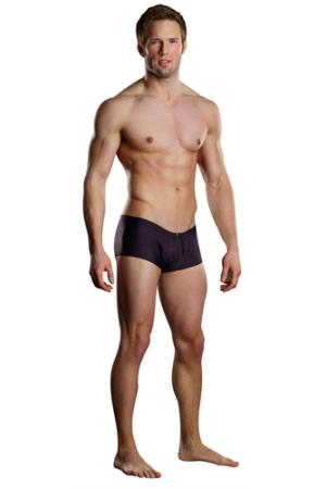 Radical Sport Zipper Short  - Wine - Extra Large