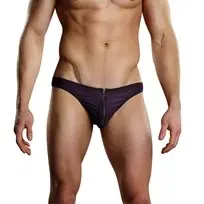 Radical Sport - Zipper Thong - Large/ X-Large -  Wine