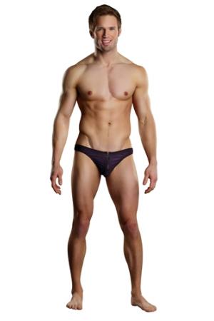 Radical Sport - Zipper Thong - Large/ X-Large -  Wine