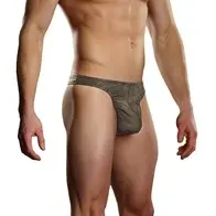 Nylon Burnout Wonder Thong - Large-Extra Large - T