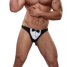 Maitre D Thong - One Size - Black
