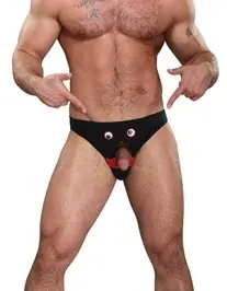 Mr. Nose Bikini - One Size - Black