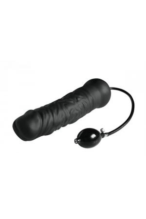 Leviathan Giant Silicone Inflatable Dildo - Black