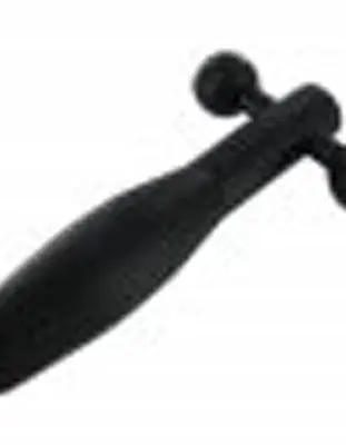 Silicone Cum Thru Barbell Penis Plug