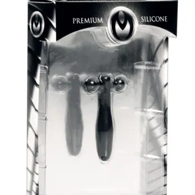 Silicone Cum Thru Barbell Penis Plug