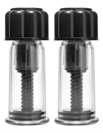 Maxxx Powerful Nipple Suckers - Black