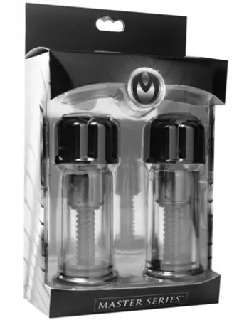 Maxxx Powerful Nipple Suckers - Black