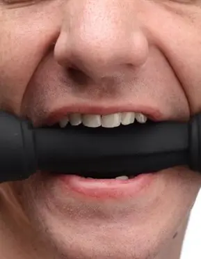 Silicone Bone Gag - Black