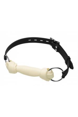 Silicone Bone Gag - White