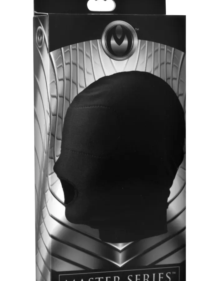 Spandex Hood With Padded Eyes and Open Mouth