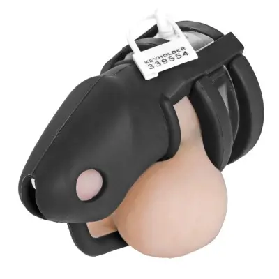 Sados Shadow Locking Silicone Male Chastity  Device