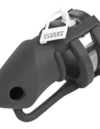 Sados Shadow Locking Silicone Male Chastity  Device