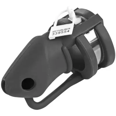 Sados Shadow Locking Silicone Male Chastity  Device