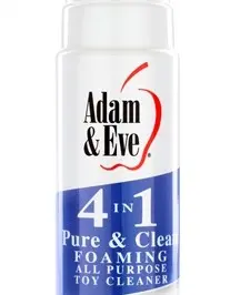Adam and Eve 4 in 1 Pure and Clean Foaming Toy  Cleaner 8 Oz