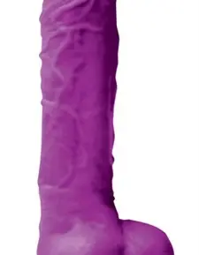 Colours Pleasures - 5 Inch Dildo - Purple