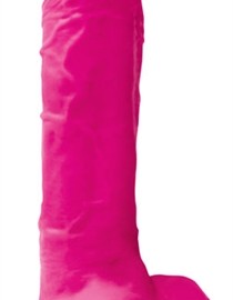 Colours Pleasures - 8 Inch Dildo - Pink