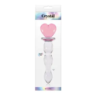 Crystal Heart of Glass - Pink