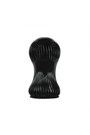 Renegade Grooved Pleasure Stroker - Black