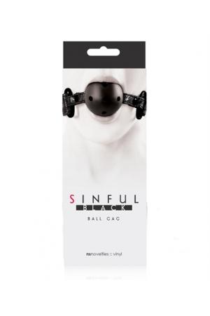 Sinful Ball Gag - Black