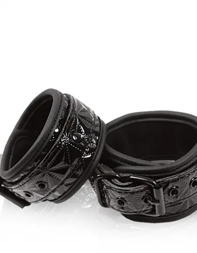 Sinful Wrist Cuffs - Black