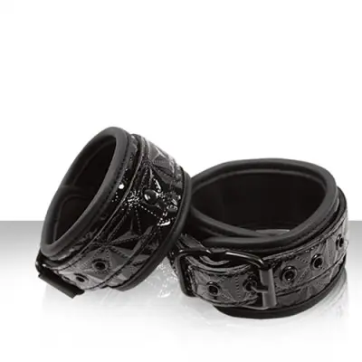 Sinful Wrist Cuffs - Black